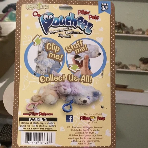 Poucheez Pillow Pets Inspirations Bag Clip - Picture 2 of 8